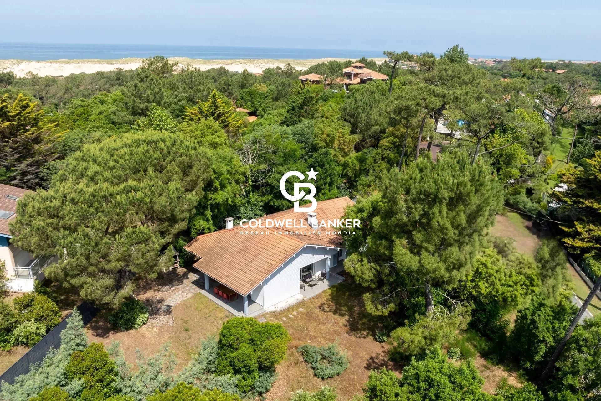 Projet de villa contemporaine à vendre à Hossegor - grand terrain, vue lac et piscine
