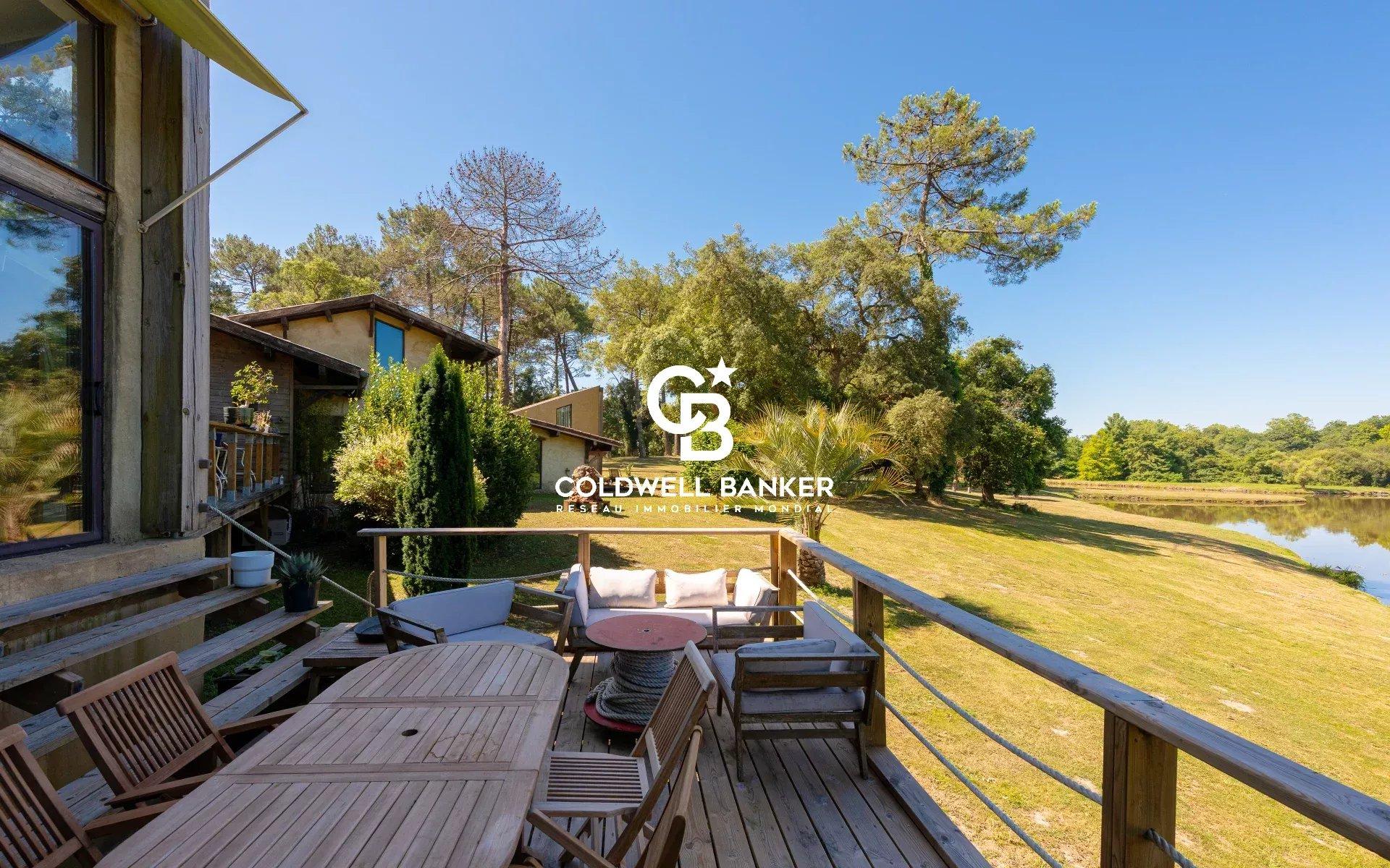 Maison à vendre à Angresse – propriété d’exception sur 20 hectares avec étang et dépendance