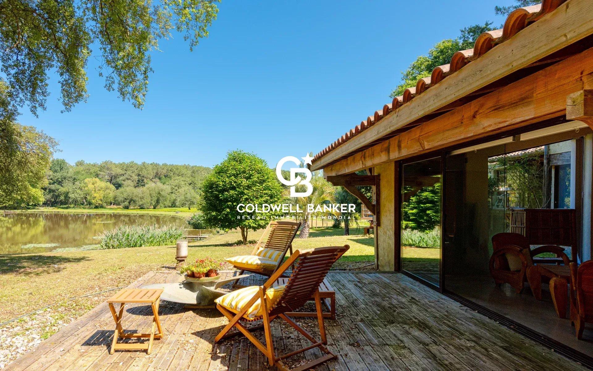 Maison à vendre à Angresse – propriété d’exception sur 20 hectares avec étang et dépendance