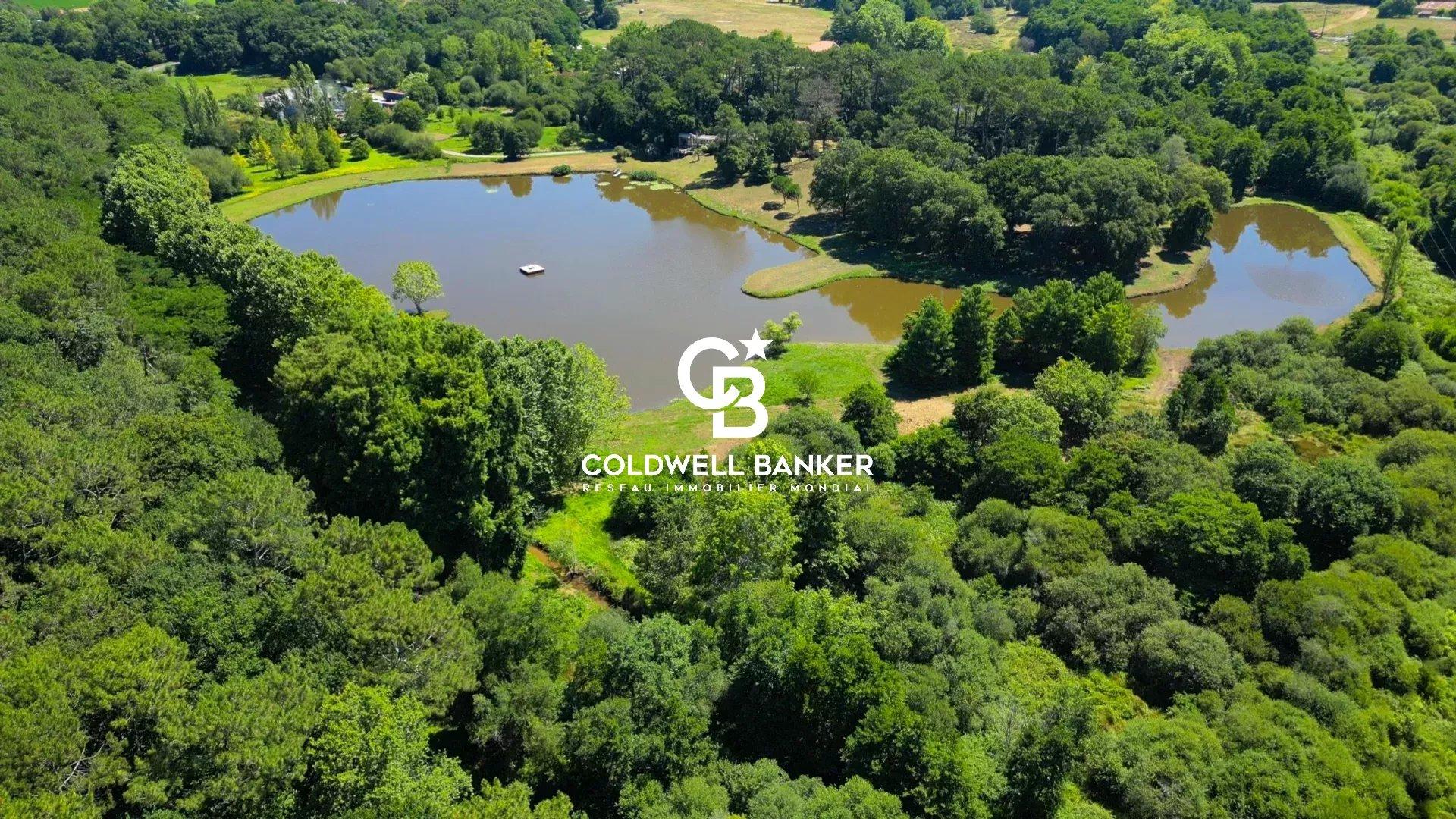 Maison à vendre à Angresse – propriété d’exception sur 20 hectares avec étang et dépendance