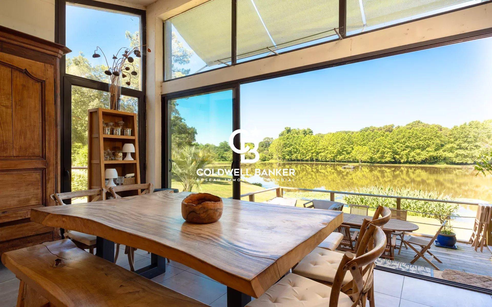 Maison à vendre à Angresse – propriété d’exception sur 20 hectares avec étang et dépendance