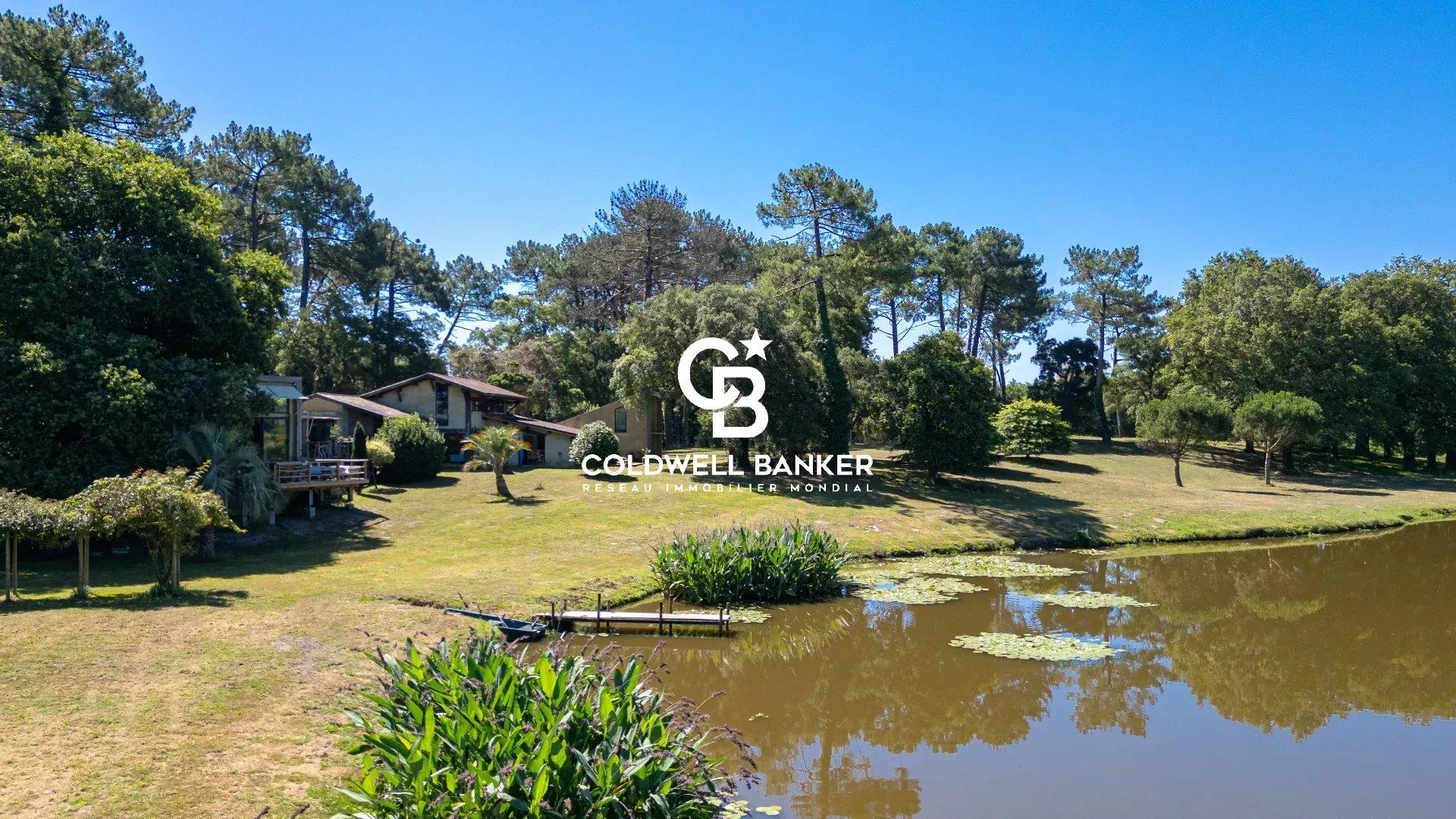 Maison à vendre à Angresse – propriété d’exception sur 20 hectares avec étang et dépendance