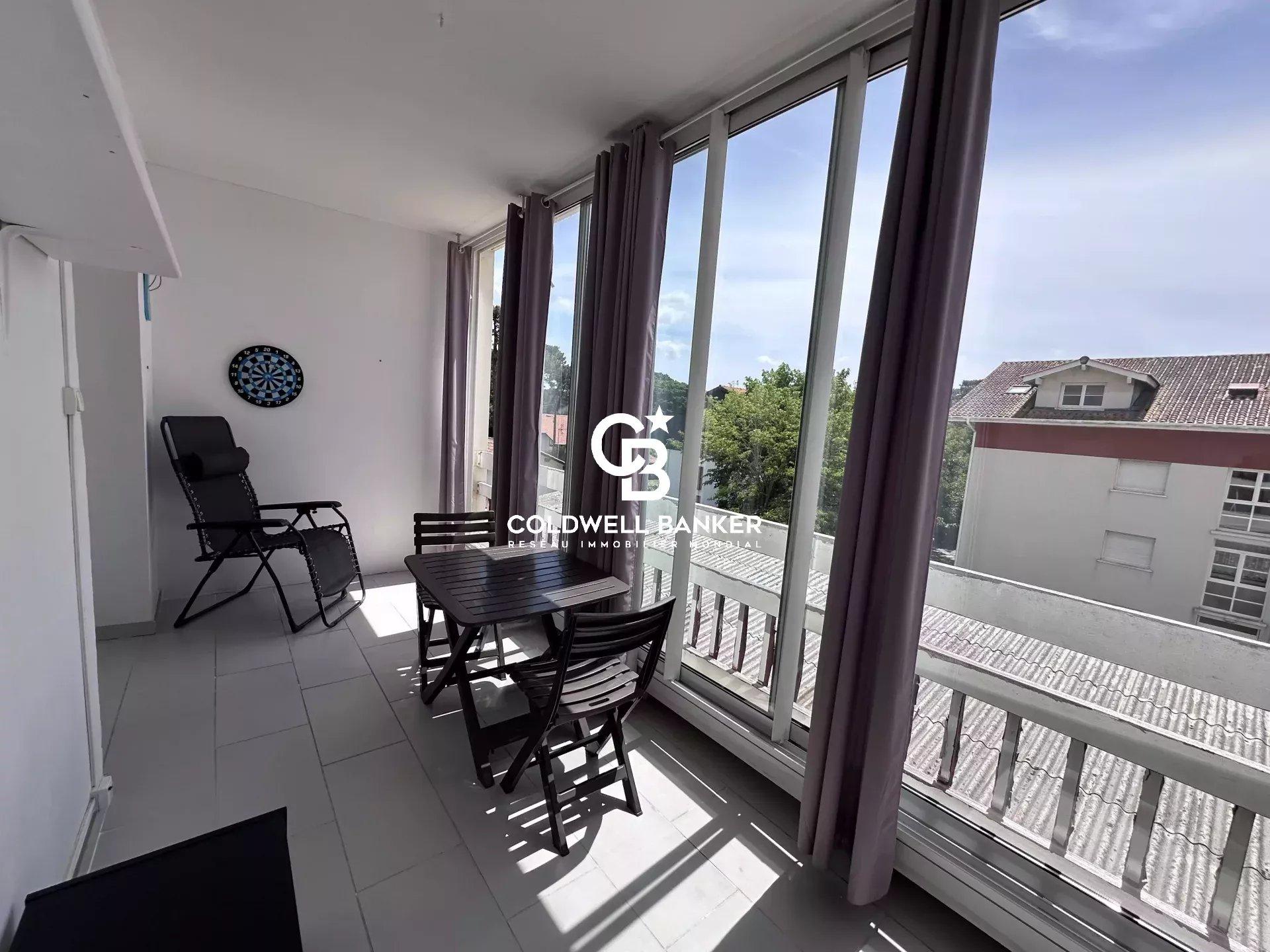 Appartement à vendre à Hossegor – T2 lumineux avec terrasse fermée au centre-ville