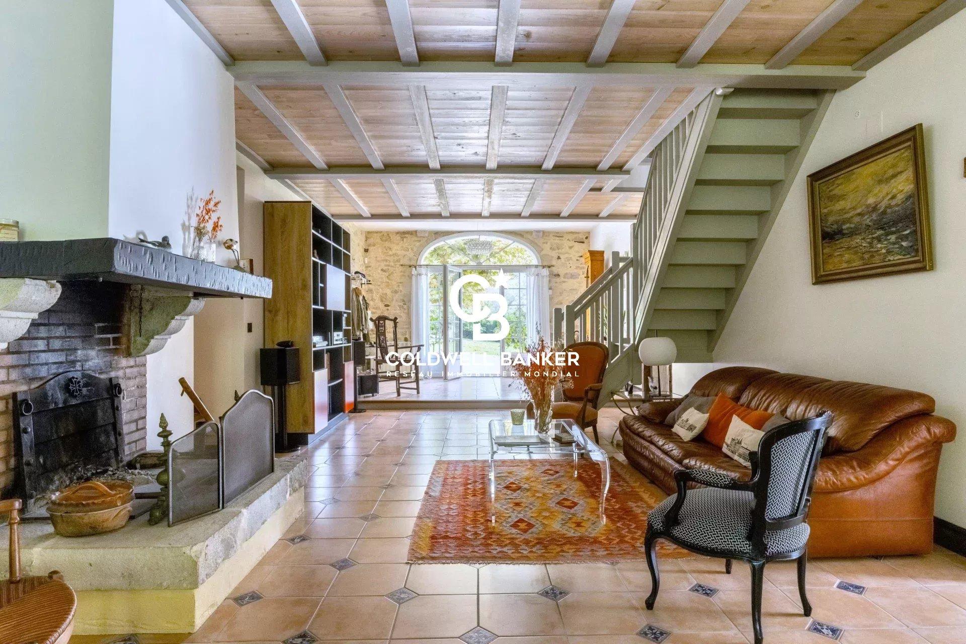 Maison à vendre à Port-de-Lanne – demeure du XVIIIᵉ siècle rénovée avec 7 chambres, piscine et grand jardin