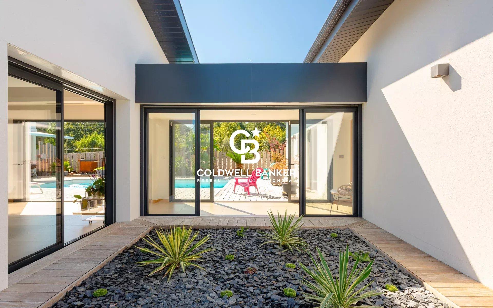 Maison à vendre à Saubrigues – maison contemporaine avec piscine, 4 suites et sous-sol aménagé