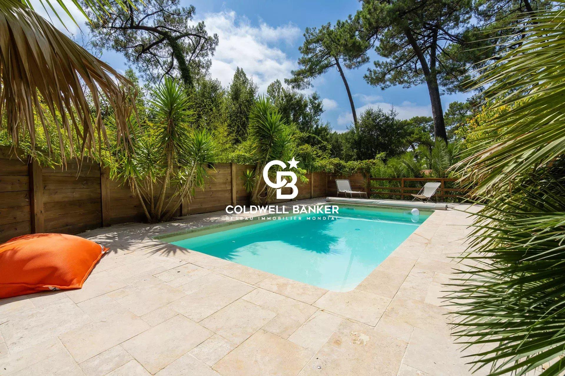 Maison à vendre à Hossegor – centre-ville et lac à pied, 6 chambres, piscine et terrain arboré
