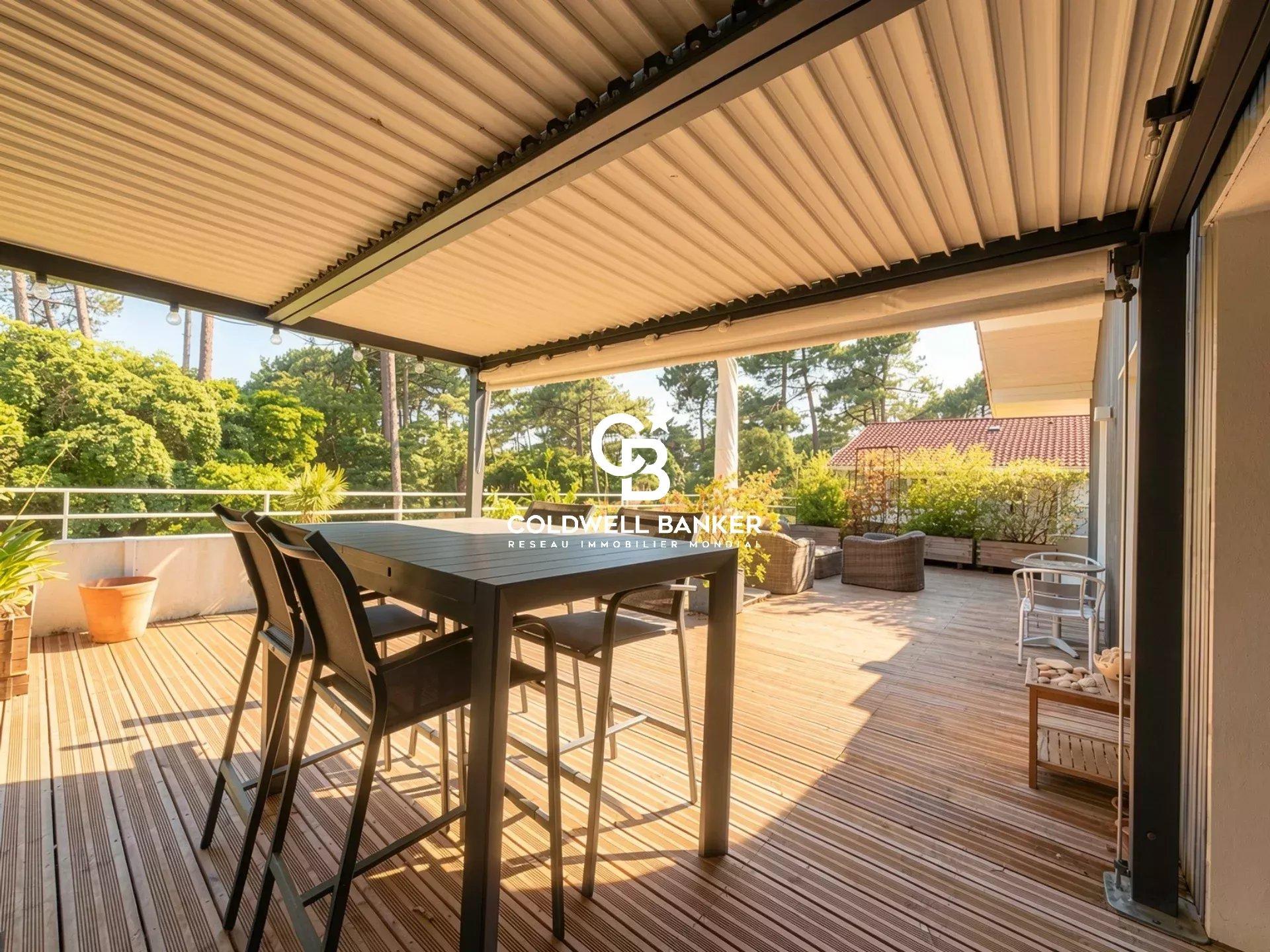 Appartement à vendre Capbreton - dernier étage, 3 chambres, terrasse de 81 m², vue forêt