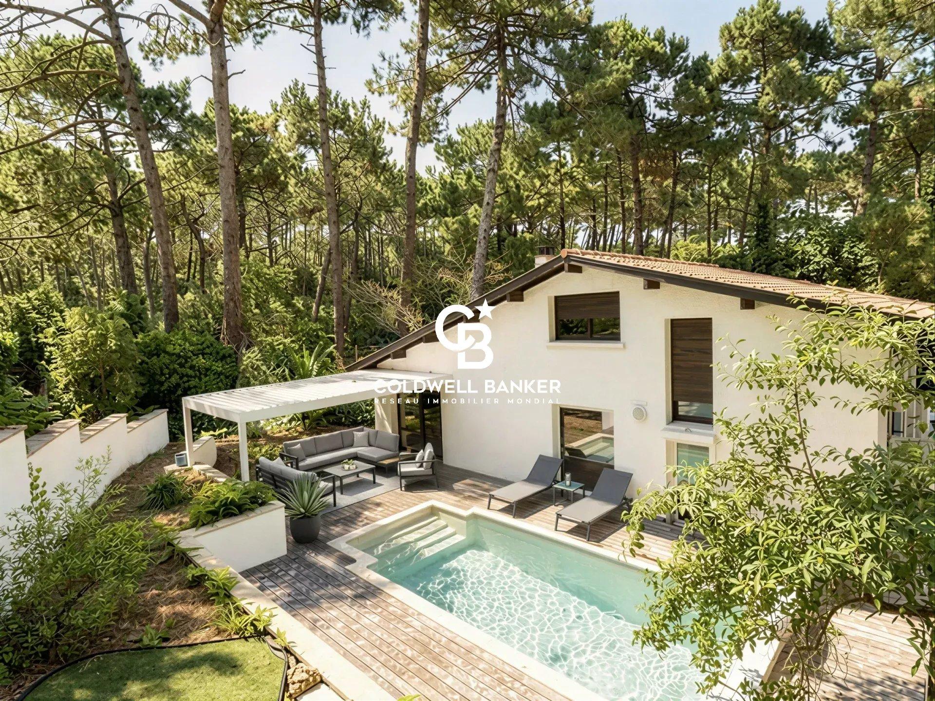 Maison à vendre Hossegor - villa rénovée piscine chauffée suite parentale quartier boisé