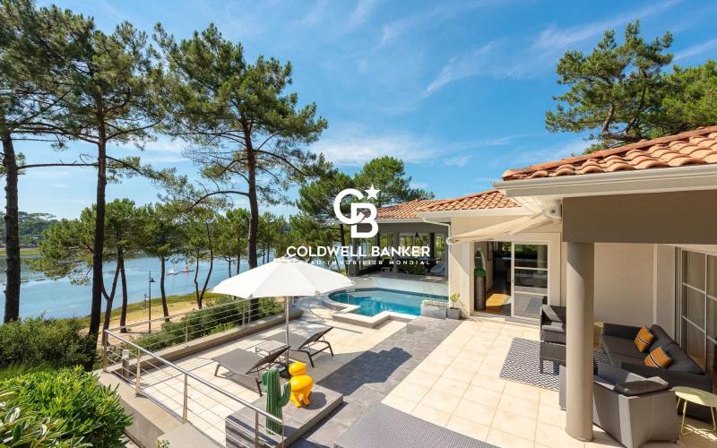 Villa d’architecte avec vue panoramique sur le lac Hossegor