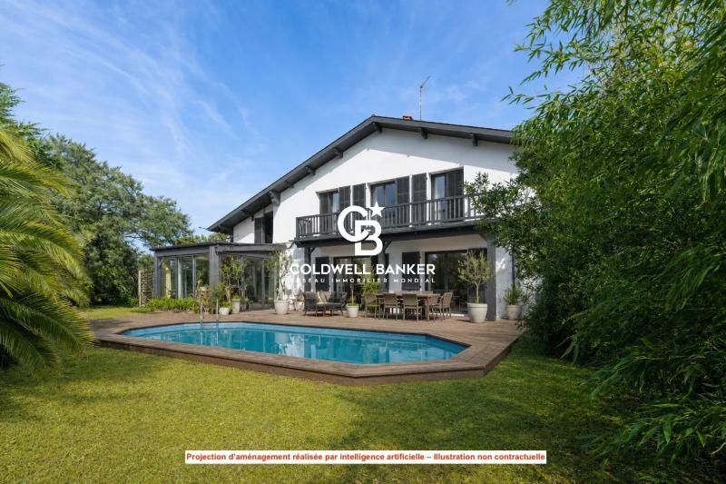 Maison à vendre à Hossegor – d’architecte proche plages et lac, 7 chambres, piscine et grand jardin